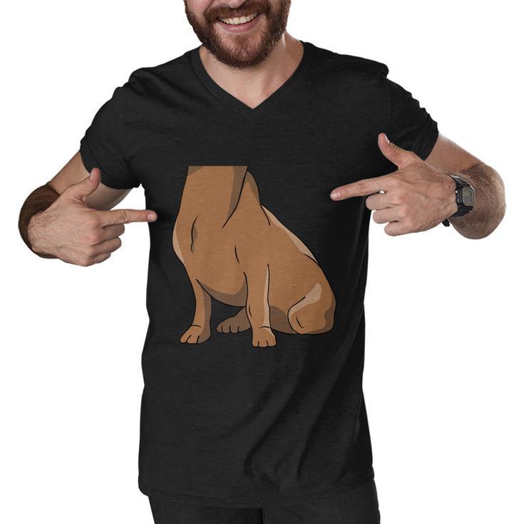 Dachshund Costume Dog Funny Animal Cosplay Doxie Pet Lover Cool Gift Men V-Neck Tshirt