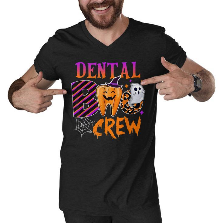 Dental Boo Crew Funny Boo Th Dentist Matching Halloween  Men V-Neck Tshirt