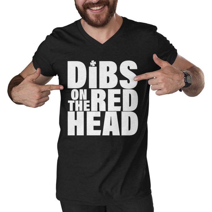 Dibs On The Redhead Tshirt Men V-Neck Tshirt