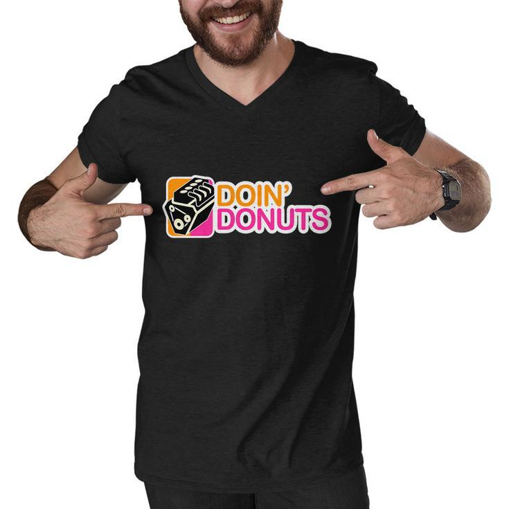 Doin Donuts Tshirt Men V-Neck Tshirt