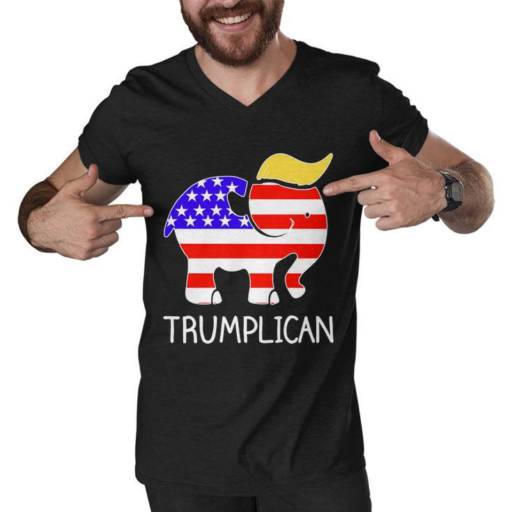 Donald Trump Trumplican 2020 Election Tshirt Men V-Neck Tshirt