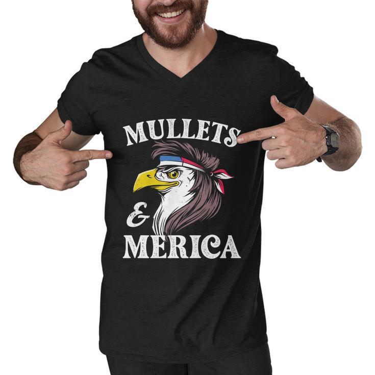 Eagle Mullet 4Th Of July Usa American Flag Merica Funny Great Gift Men V-Neck Tshirt