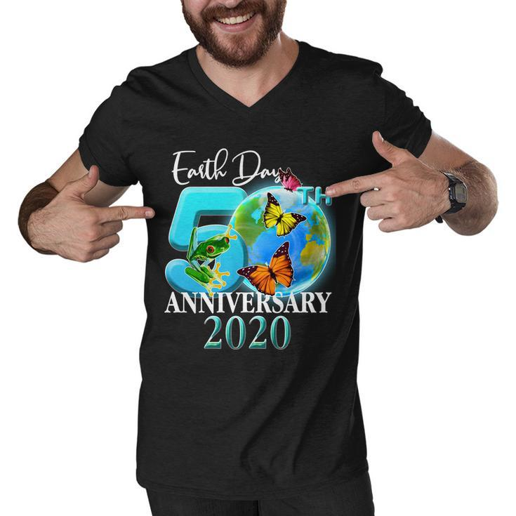 Earth Day 50Th Anniversary  V2 Men V-Neck Tshirt