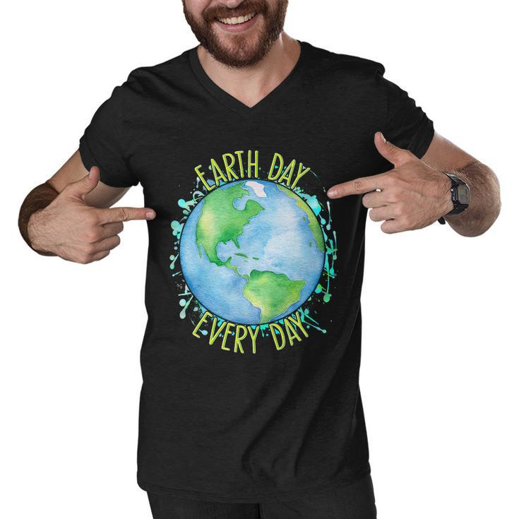 Earth Day Every Day V2 Men V-Neck Tshirt