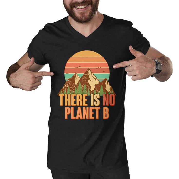 Earth Day There Is No Planet B Men V-Neck Tshirt