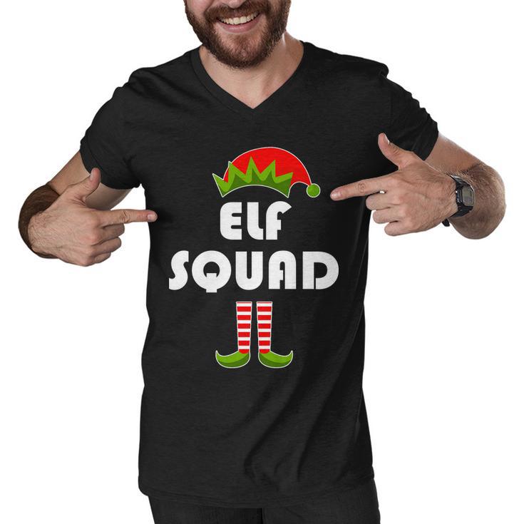 Elf Squad Funny Christmas Elves Tshirt Men V-Neck Tshirt