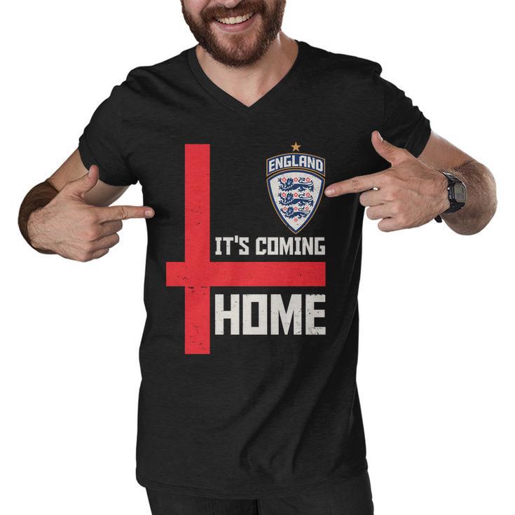 England Its Coming Home Soccer Jersey Futbol Men V-Neck Tshirt