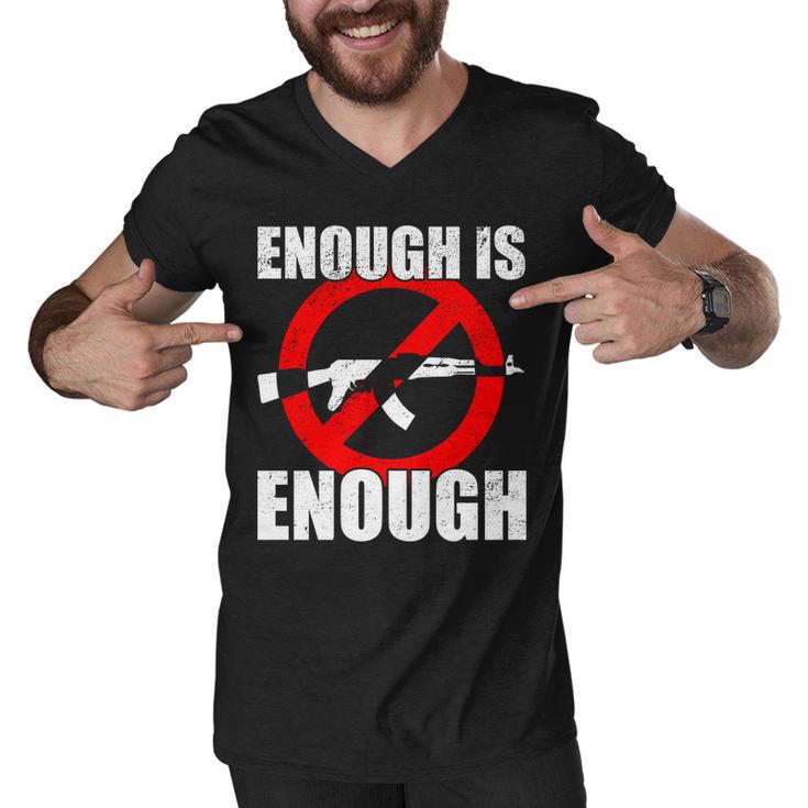 Enough Is Enough Gun Control Antigun Men V-Neck Tshirt