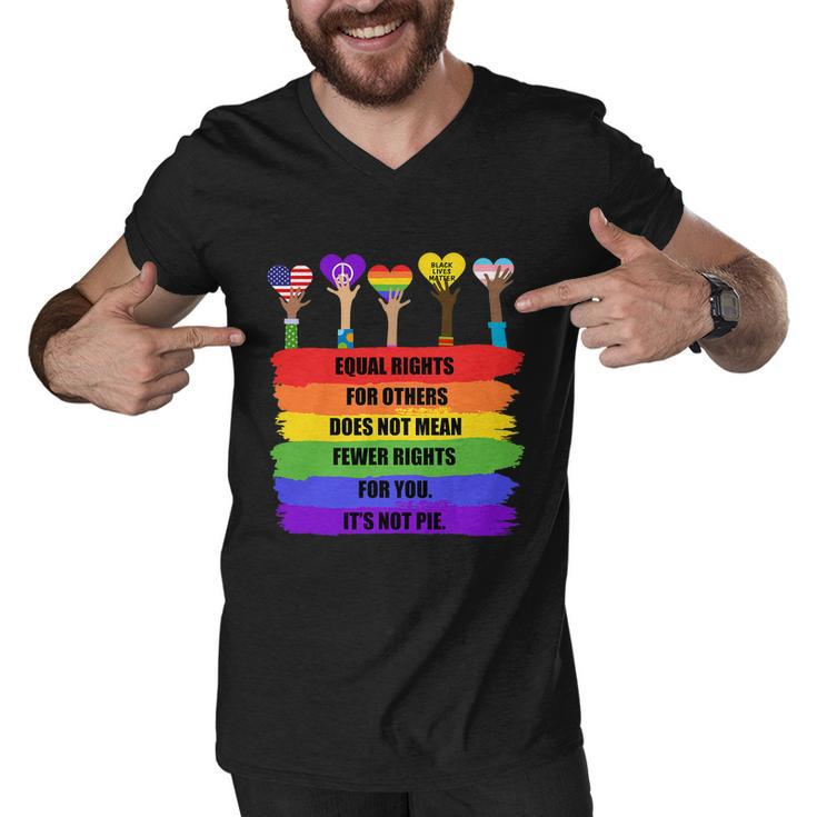 Equal Rights For Others Lgbt Pride Month  Men V-Neck Tshirt
