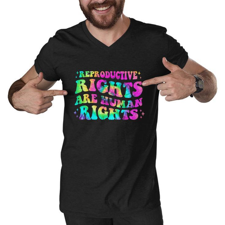 Feminist Aesthetic Reproductive Rights Are Human Rights Men V-Neck Tshirt