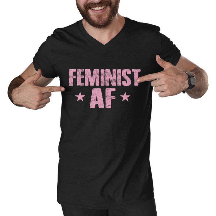 Feminist Af V2 Men V-Neck Tshirt