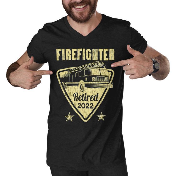 Firefighter Retired Firefighter Retirement Men V-Neck Tshirt