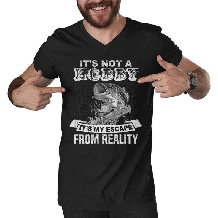 Fishing - Escape From Reality Men V-Neck Tshirt