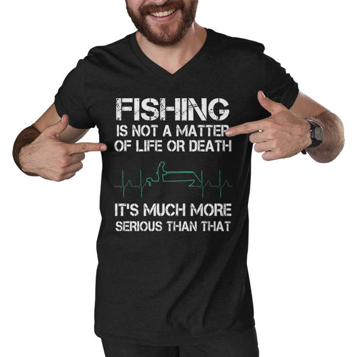 Fishing - Life Or Death Men V-Neck Tshirt