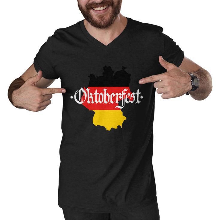 Flag Of Oktoberfest Tshirt Men V-Neck Tshirt