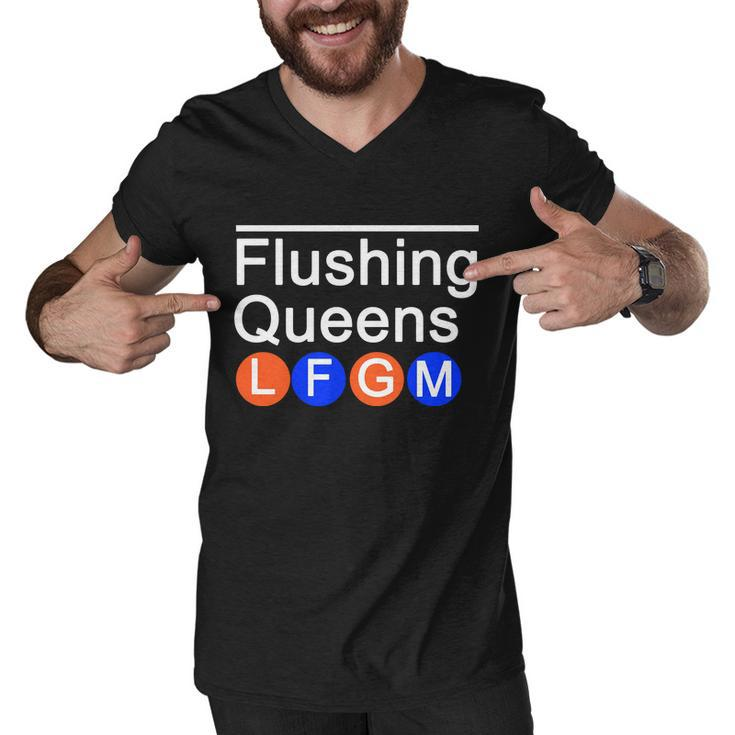 Flushing Queens Lfgm Tshirt Men V-Neck Tshirt