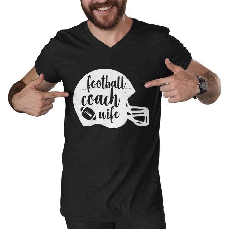 Football Coach Wife Tshirt Men V-Neck Tshirt