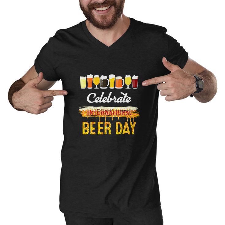 Funny Beer Day Drinking Festival Men V-Neck Tshirt