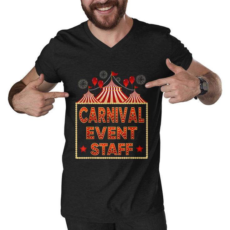 Funny Carnival Event Staff Circus Theme Quote Carnival Men V-Neck Tshirt