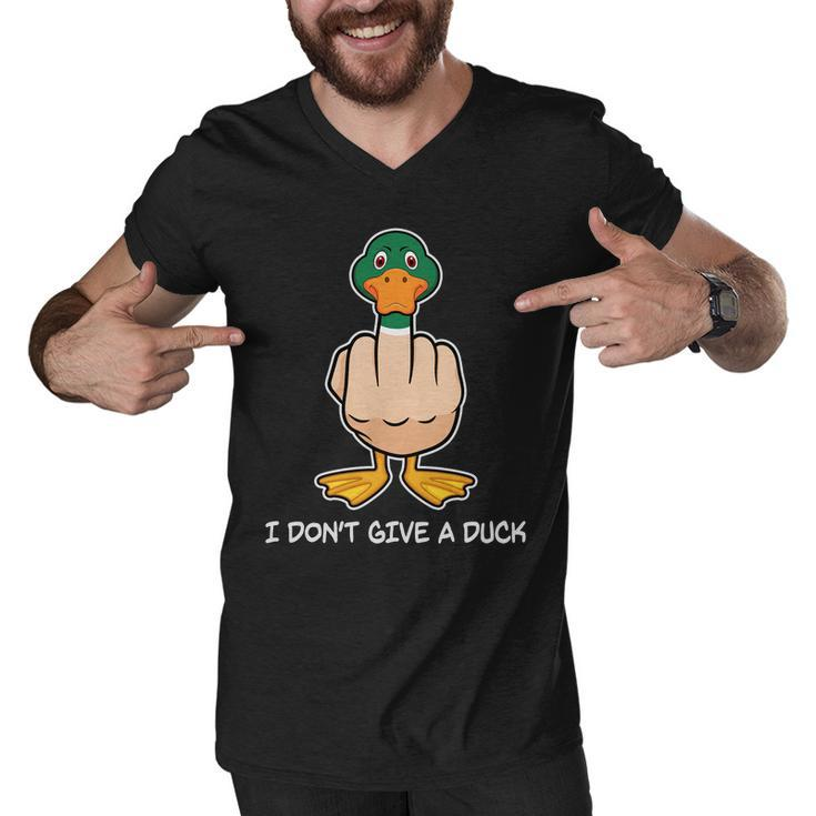 Funny I Dont Give A Duck Tshirt Men V-Neck Tshirt