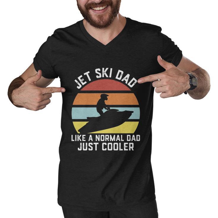 Funny Jet Ski Dad Men V-Neck Tshirt