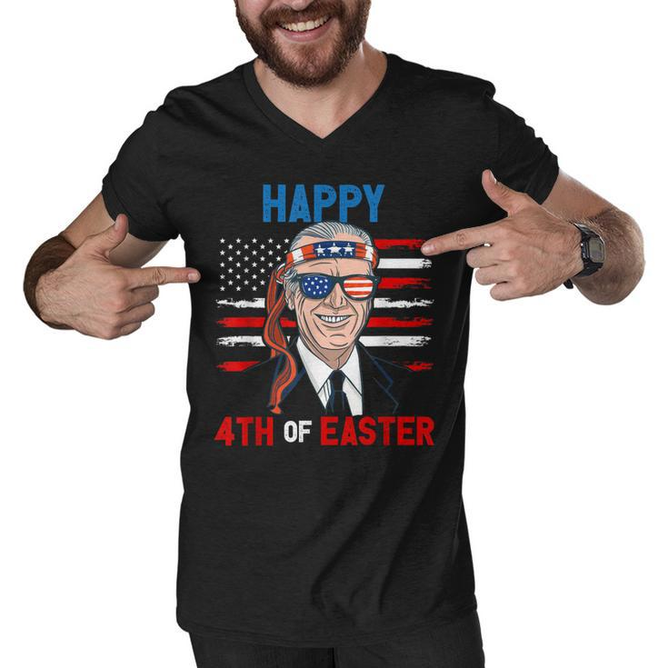 Funny Joe Biden Happy 4Th Of Easter Confused 4Th Of July  V3 Men V-Neck Tshirt