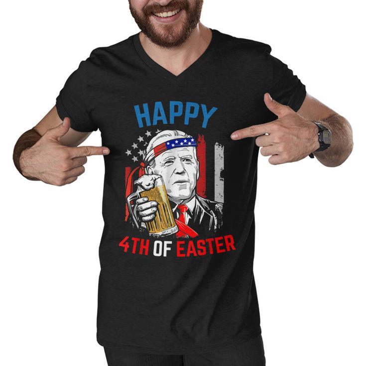 Funny Joe Biden Happy 4Th Of Easter Confused 4Th Of July  V4 Men V-Neck Tshirt