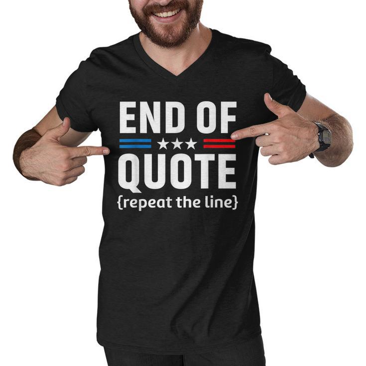 Funny Joe End Of Quote Repeat The Line  V2 Men V-Neck Tshirt