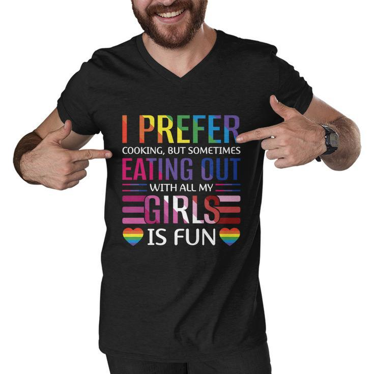 Gay Bisexual Pride Flag Lgbt Pride Month Men V-Neck Tshirt