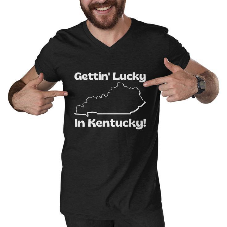 Gettin Lucky In Kentucky School Of Rock Classic Graphic Tshirt Men V-Neck Tshirt