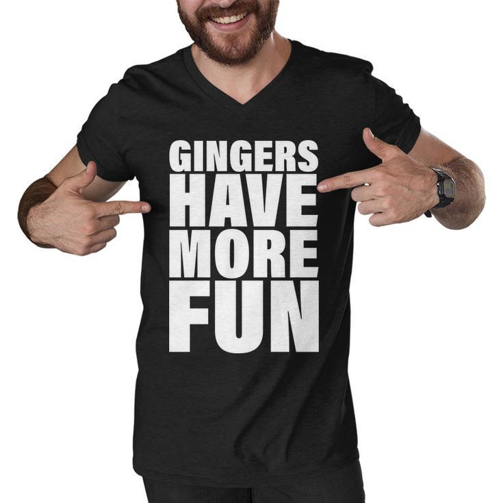 Gingers Have More Fun Men V-Neck Tshirt