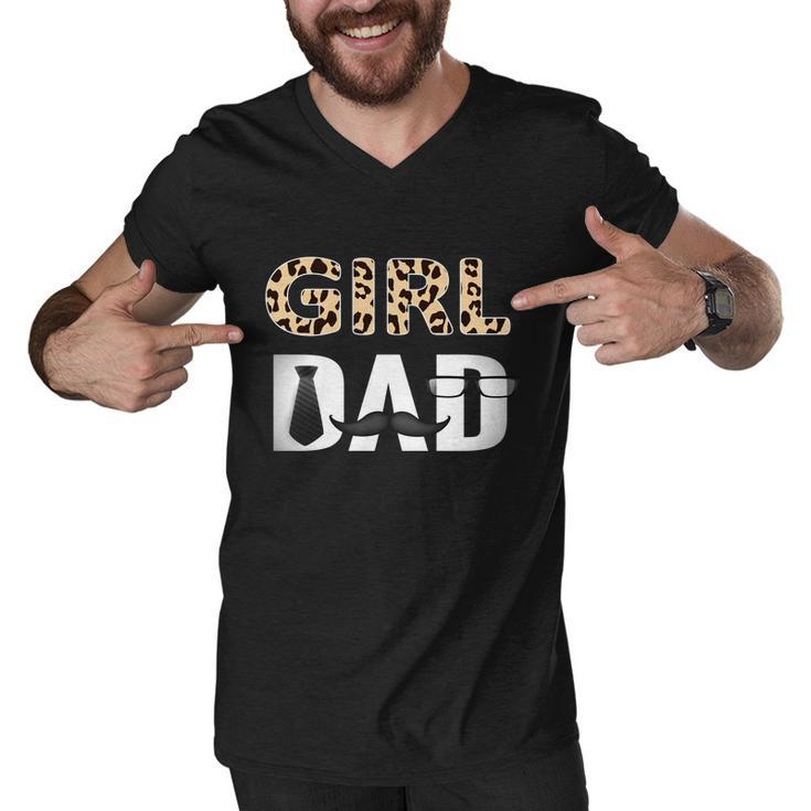 Girl Dad Funny Fathers Day Gift From Wife Daughter Baby Girl Gift Men V-Neck Tshirt
