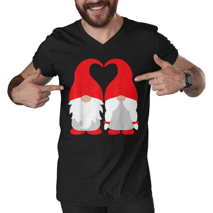 Gnomes Valentines Day Couple Matching - Gnomes Valentines Men V-Neck Tshirt