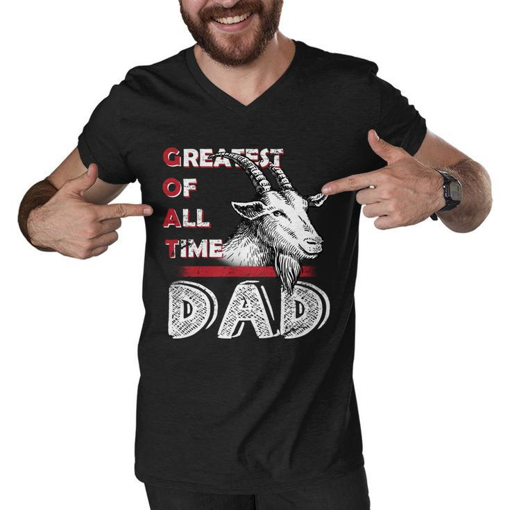Goat Dad Tshirt Men V-Neck Tshirt