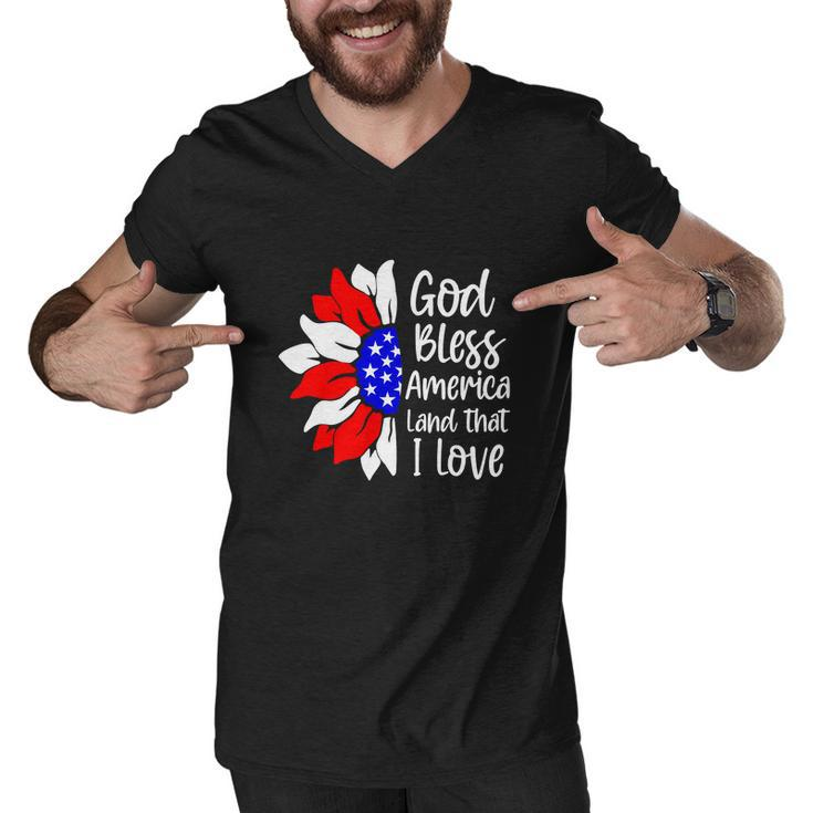 God Bless America Land That I Love 4Th Of July Men V-Neck Tshirt