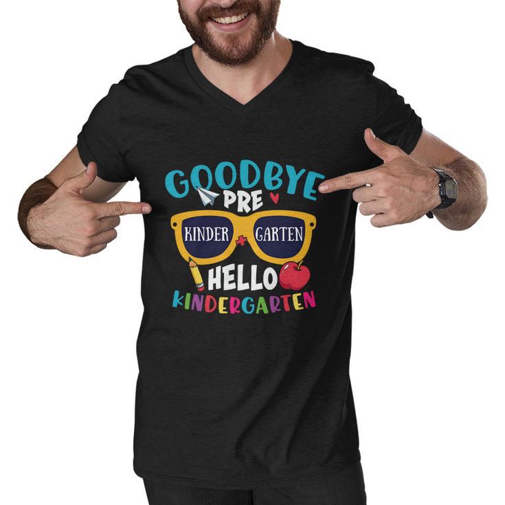 Goodbye Preschool Hello Prek Back To School First Day Of School Men V-Neck Tshirt