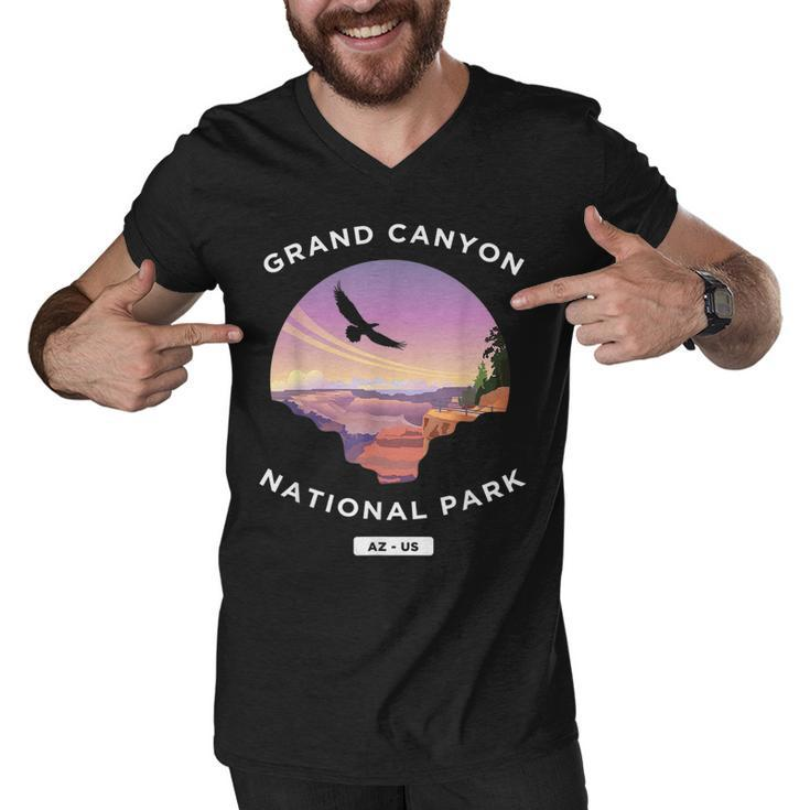 Grand Canyon Arizona Us National Park Travel Hiking  Men V-Neck Tshirt