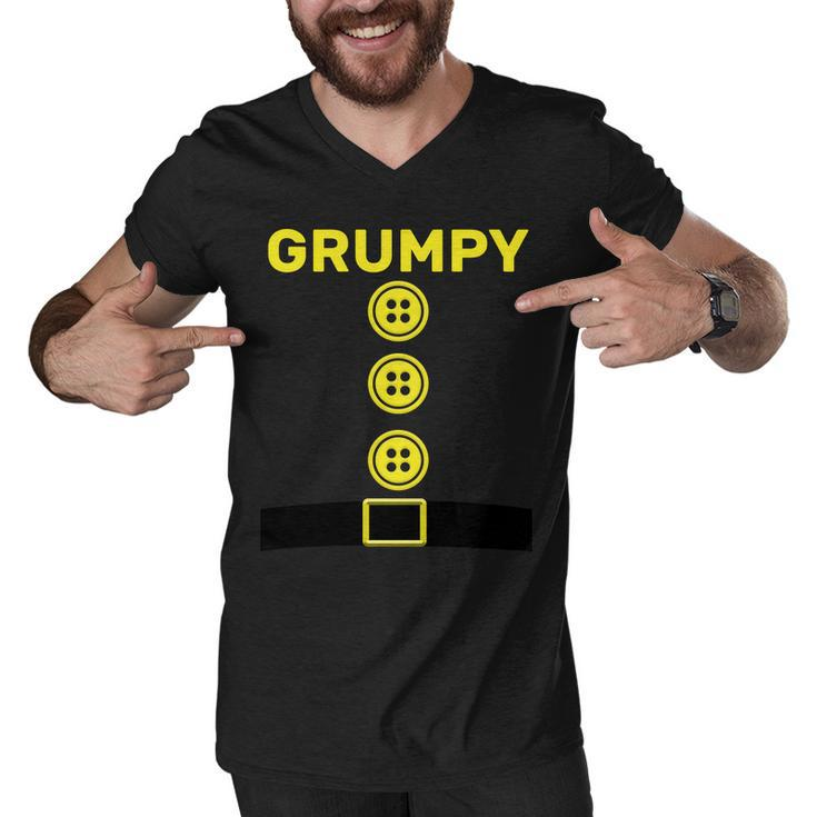 Grumpy Dwarf Halloween Costume Tshirt Men V-Neck Tshirt