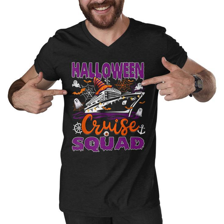 Halloween Cruise Squad Cruising Crew Spooky Season  Men V-Neck Tshirt