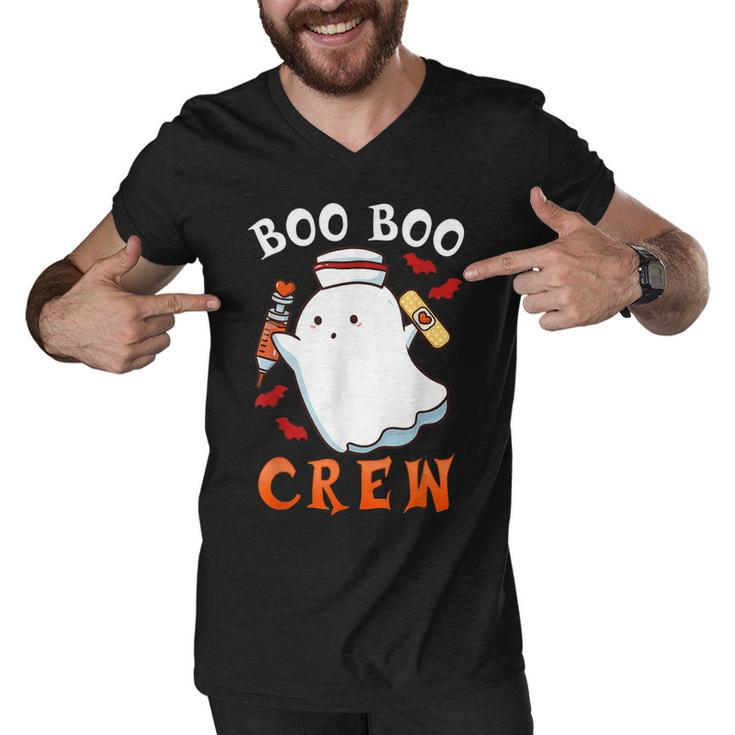 Halloween Nurse Boo Boo Crew  Men V-Neck Tshirt