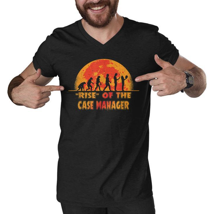 Halloween Rise Of The Case Manager Job Coworker Men V-Neck Tshirt