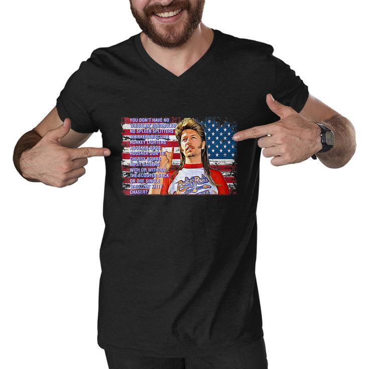 Happy 4Th Of July Merica Funny Joe American Flag Men V-Neck Tshirt