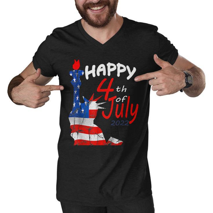 Happy Independence Day 2022 Happy 4Th Of July 2022  Men V-Neck Tshirt