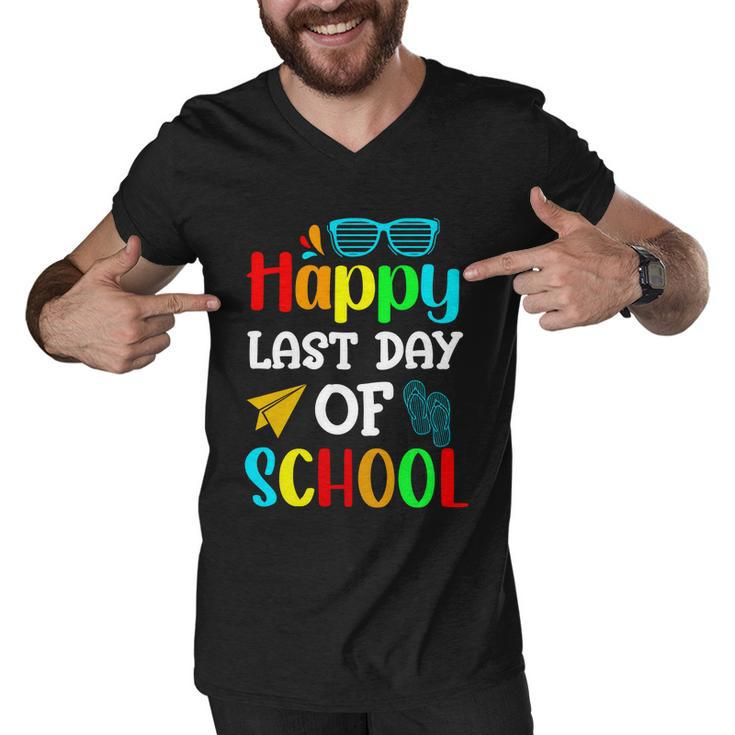 Happy Last Day Of School Cool Gift V2 Men V-Neck Tshirt
