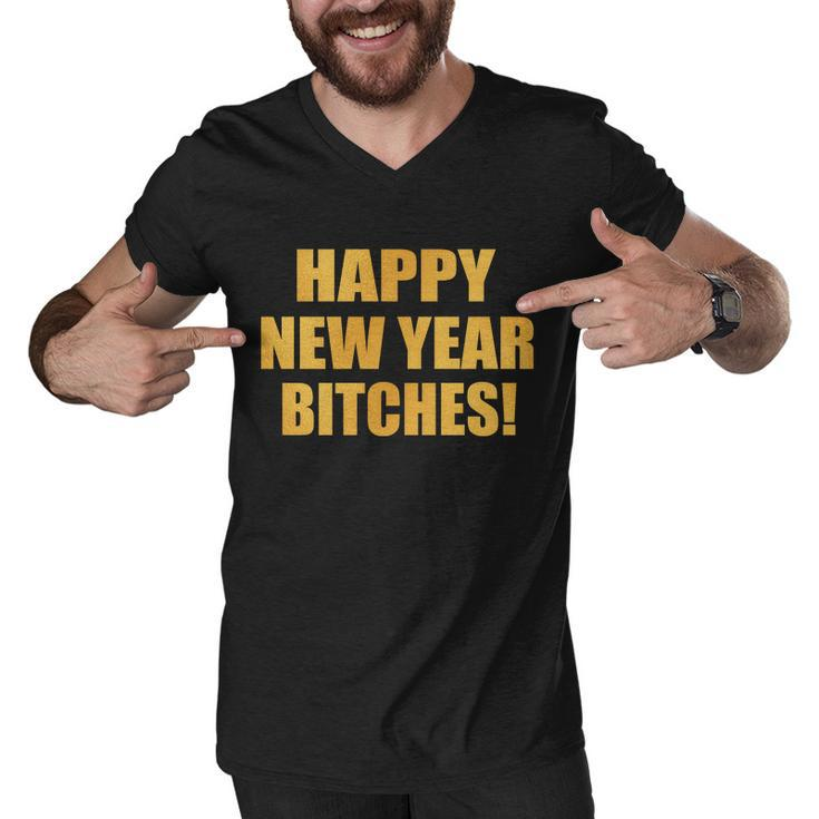 Happy New Year Bitches Men V-Neck Tshirt
