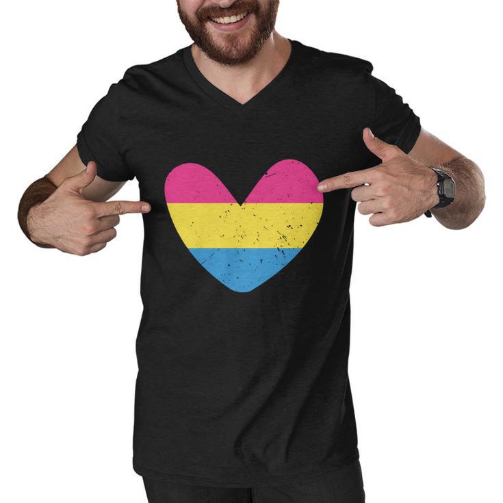 Heart Lgbt Gay Pride Lesbian Bisexual Ally Quote V2 Men V-Neck Tshirt