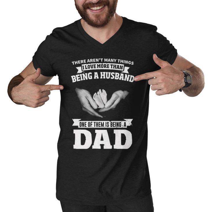 Husband - Love Being A Dad Men V-Neck Tshirt