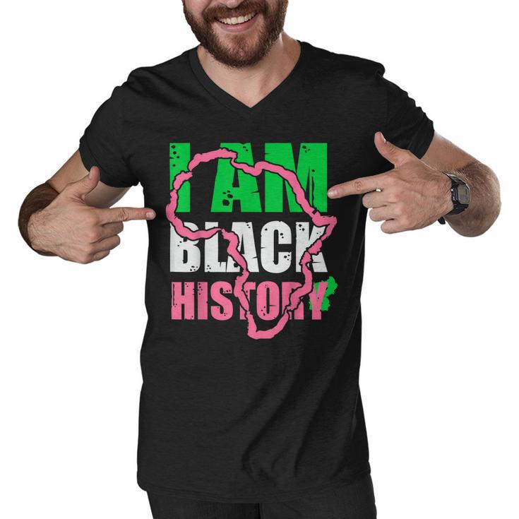I Am Black History Aka Black History Month 2022 Men V-Neck Tshirt