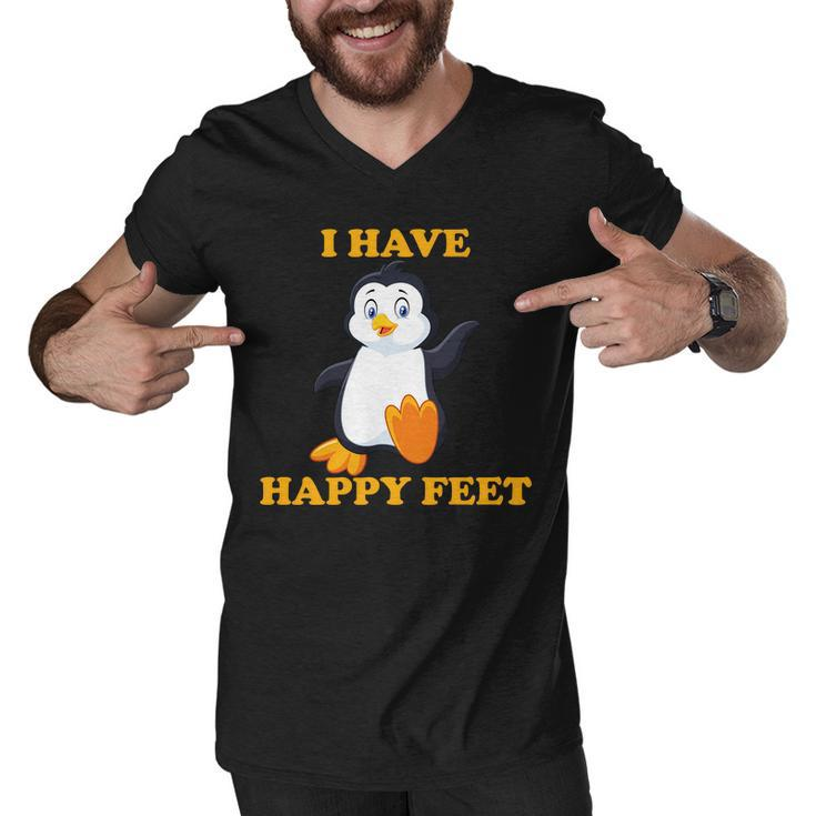I Have Happy Feet Men V-Neck Tshirt