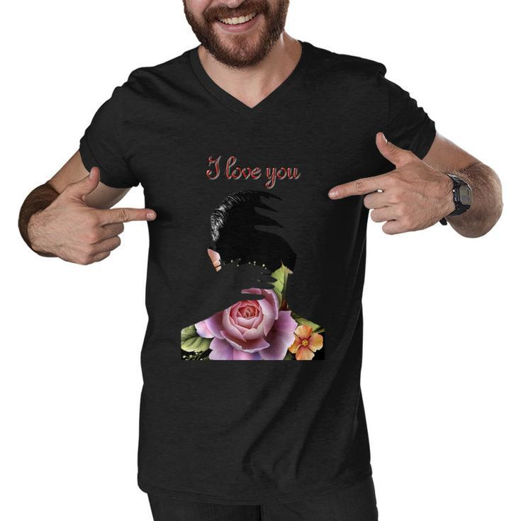 I Love You Love Gifts Gifts For Her Gifts For Him Men V-Neck Tshirt
